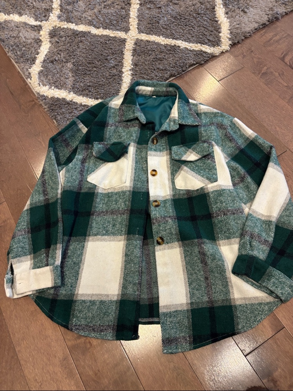 Green Women’s Shacket